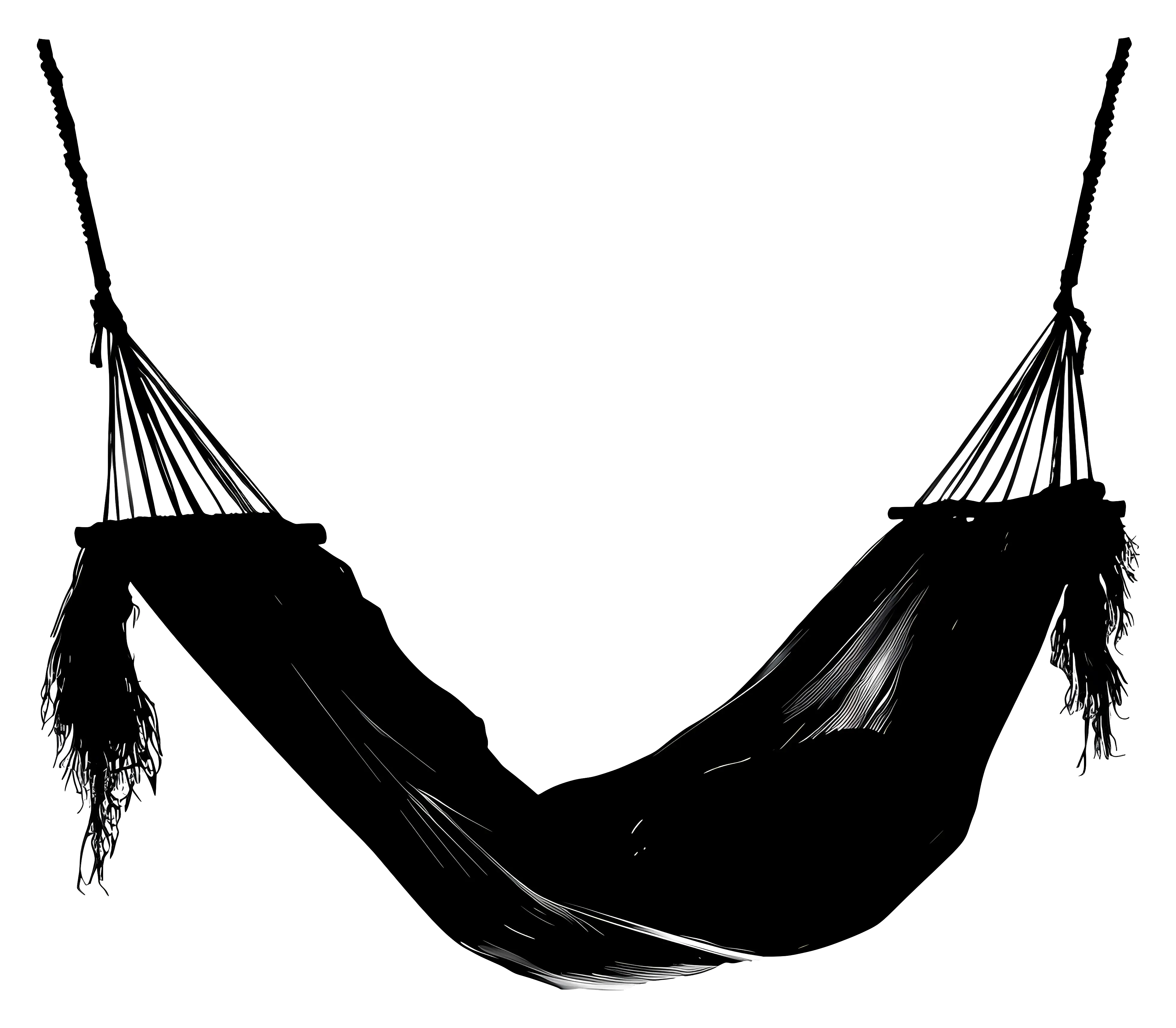 Black Hammock Silhouette