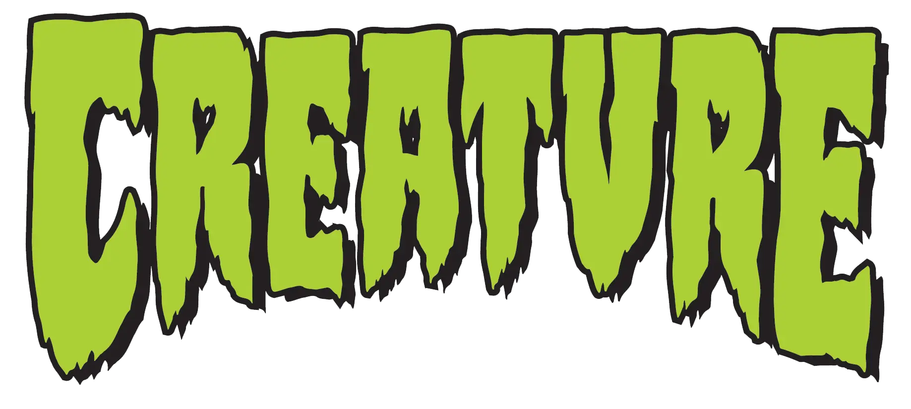 Green Creature Text Design