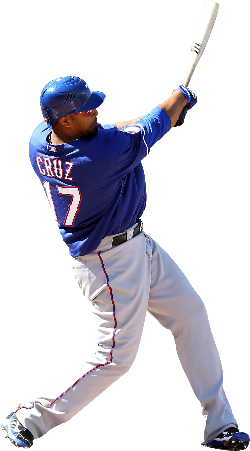 Action Shot of Baseball Player in Motion