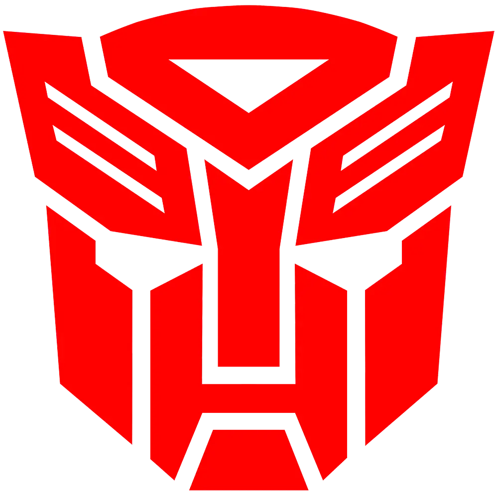 Red Autobots Logo from Transformers Series