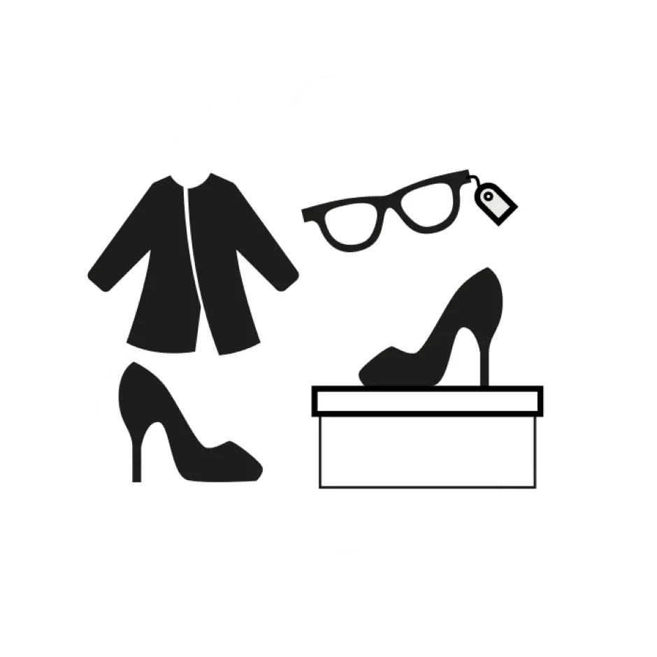 Fashion Items Silhouette