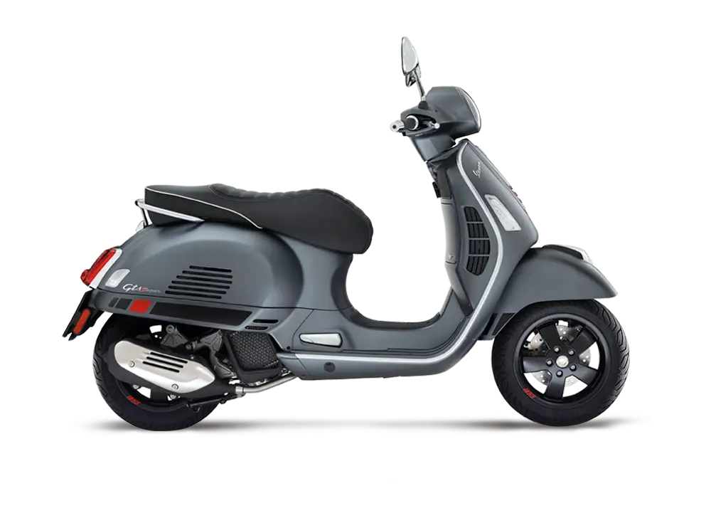 Gray Motorized Scooter Design