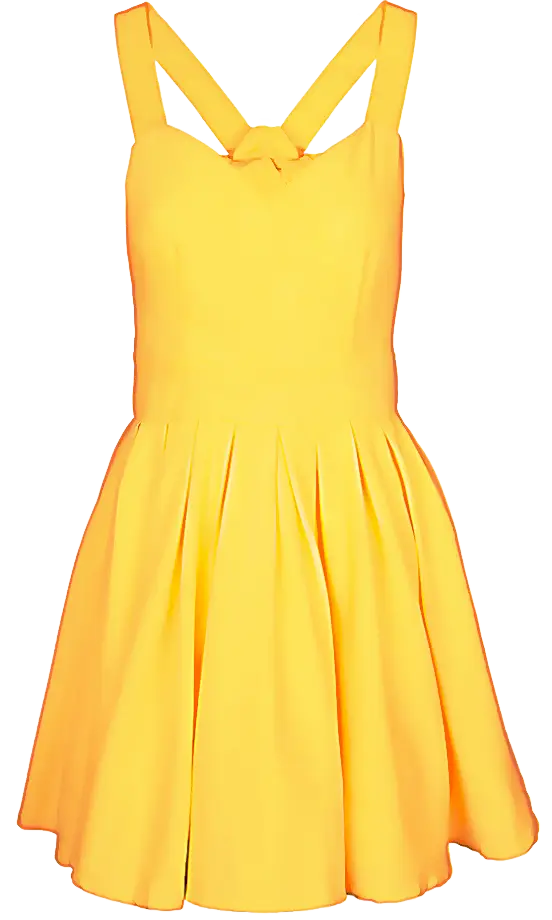Bright Yellow Summer Dress