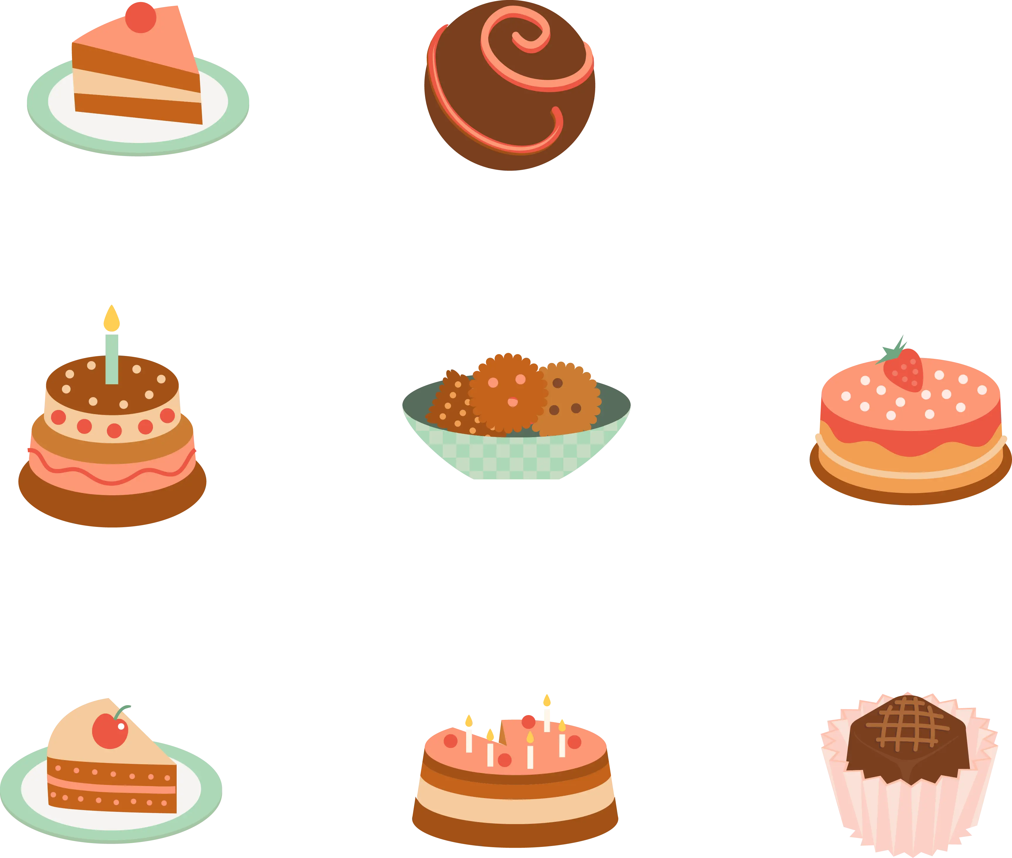 Assorted Cakes and Cookies