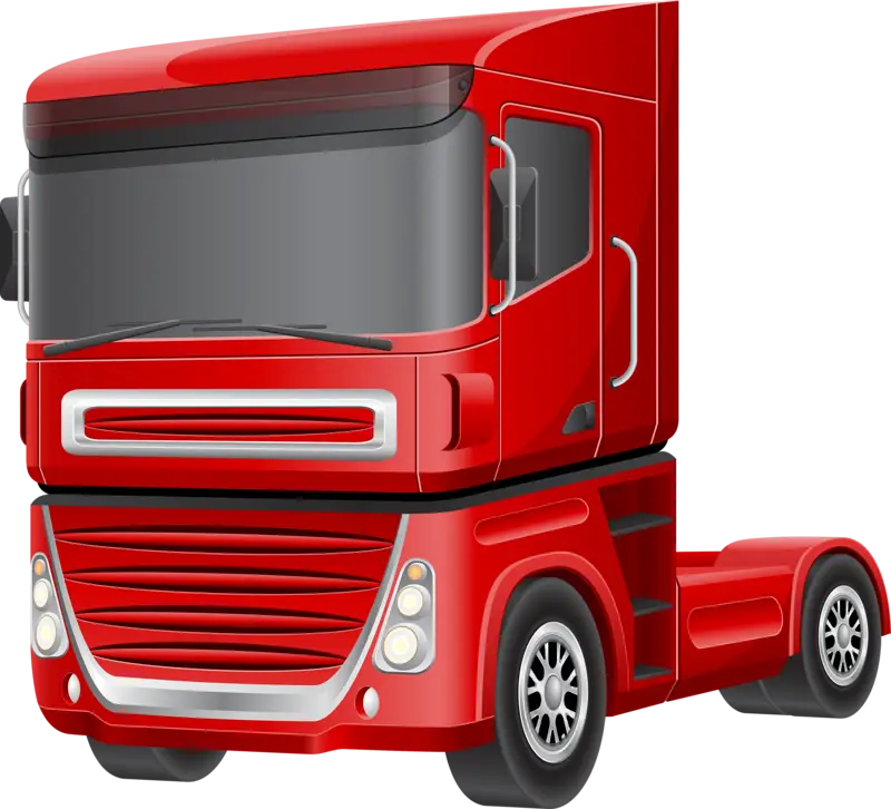 Red Truck for Transport