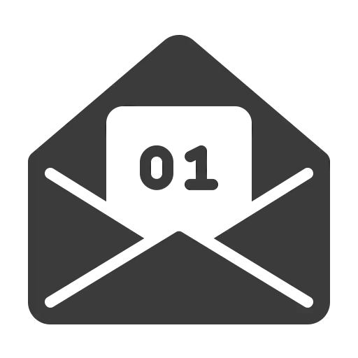 Envelope with Number 01