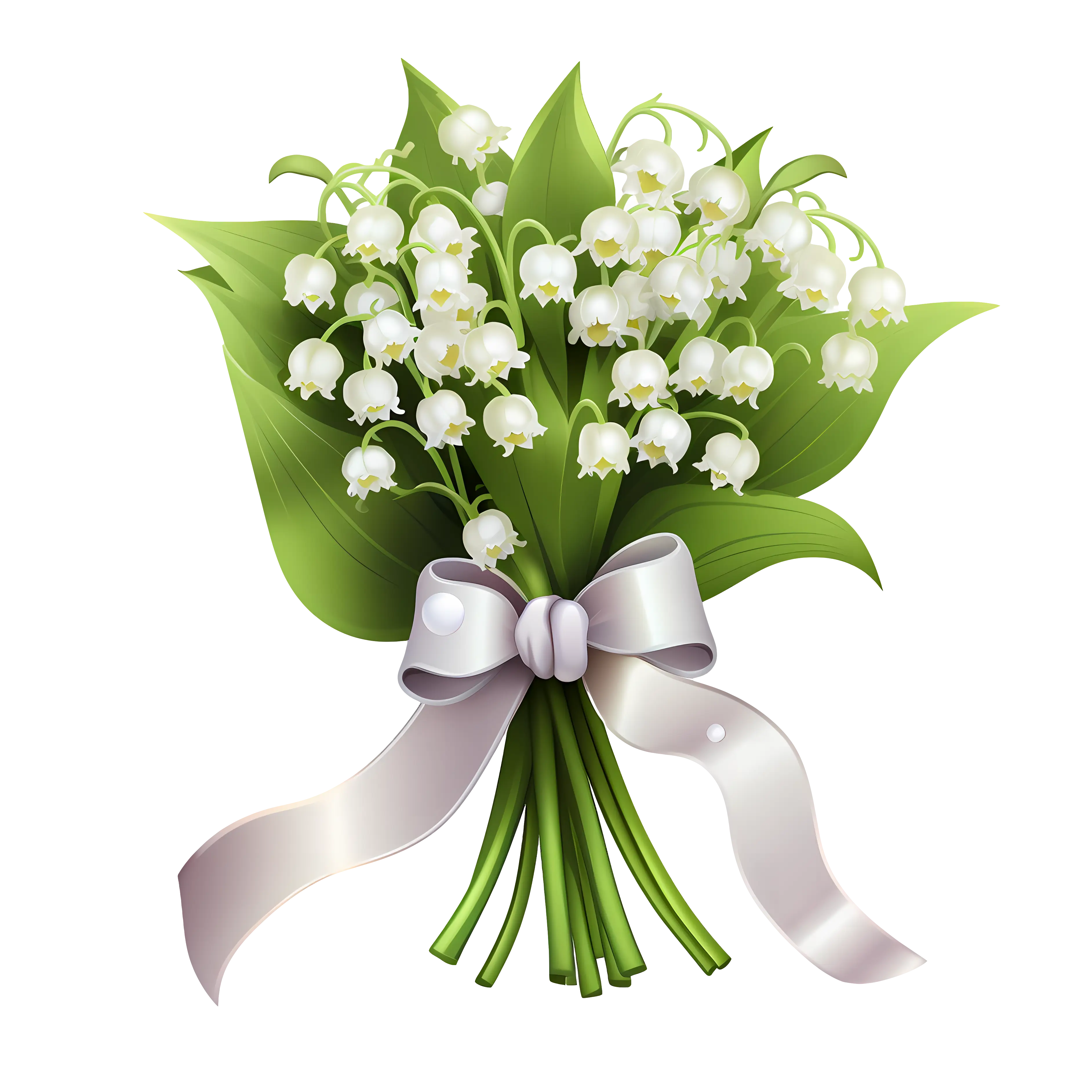 Elegant Bouquet of Lily of the Valley