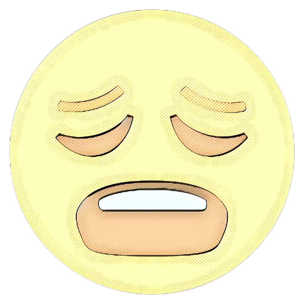Sad Face Emoji Illustration