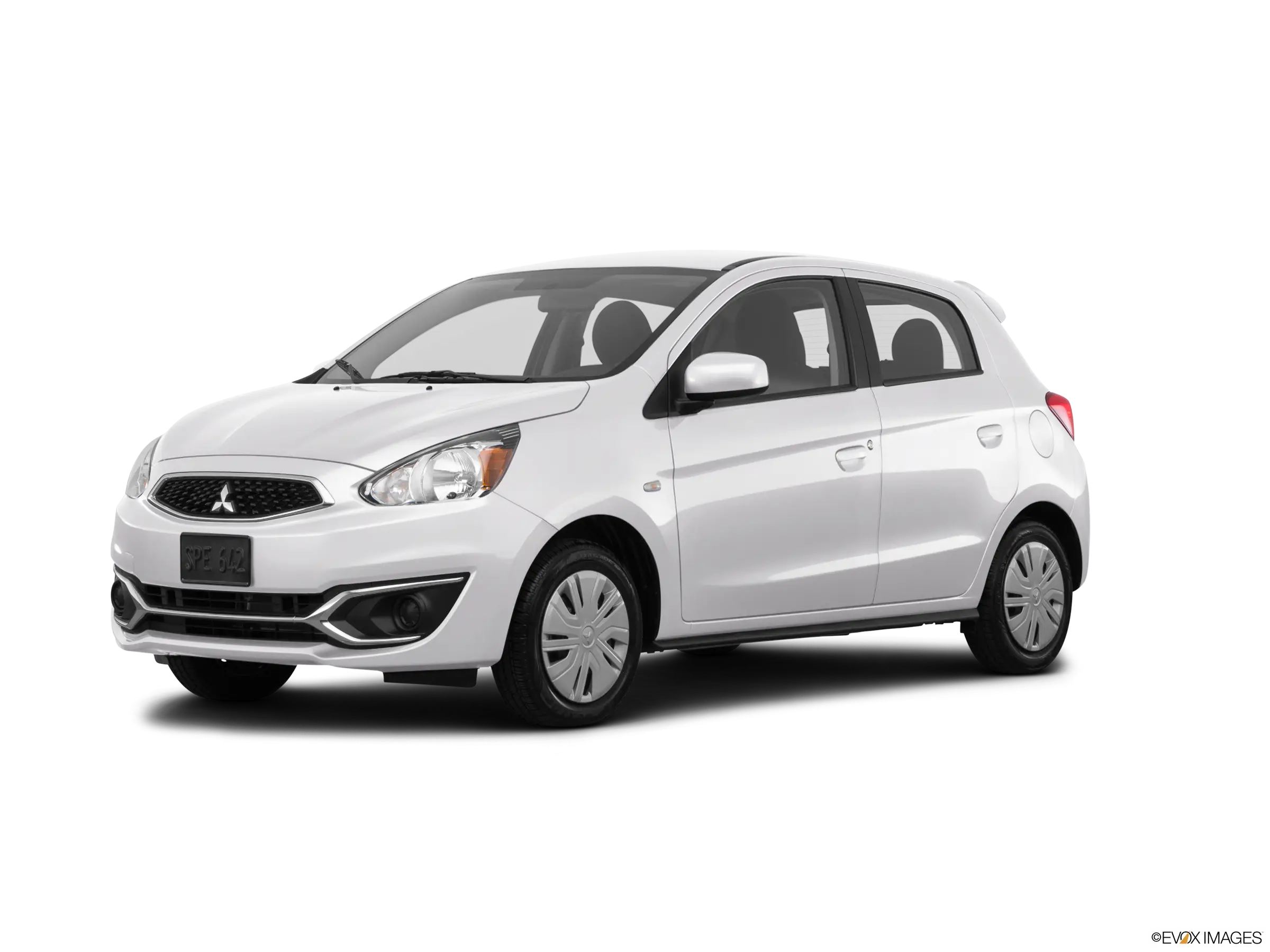 Compact White Automobile for Urban Commuting