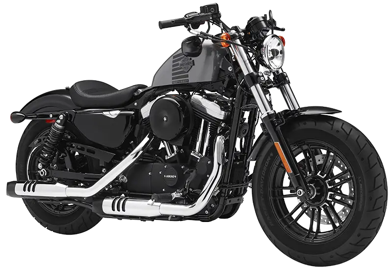 Modern Black Motorcycle with Sleek Design