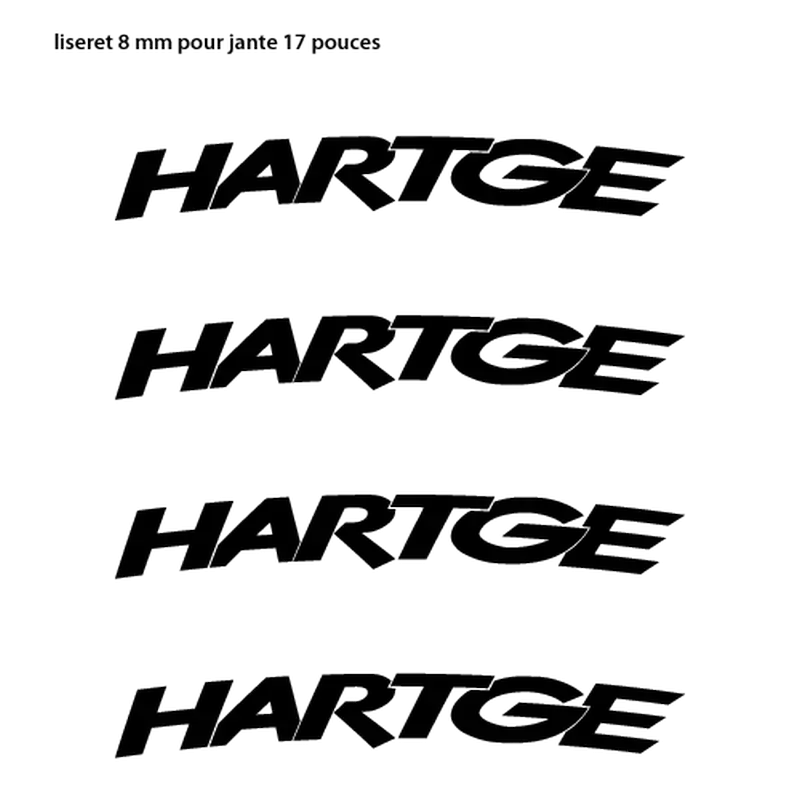 Hartge Brand Logo Decal