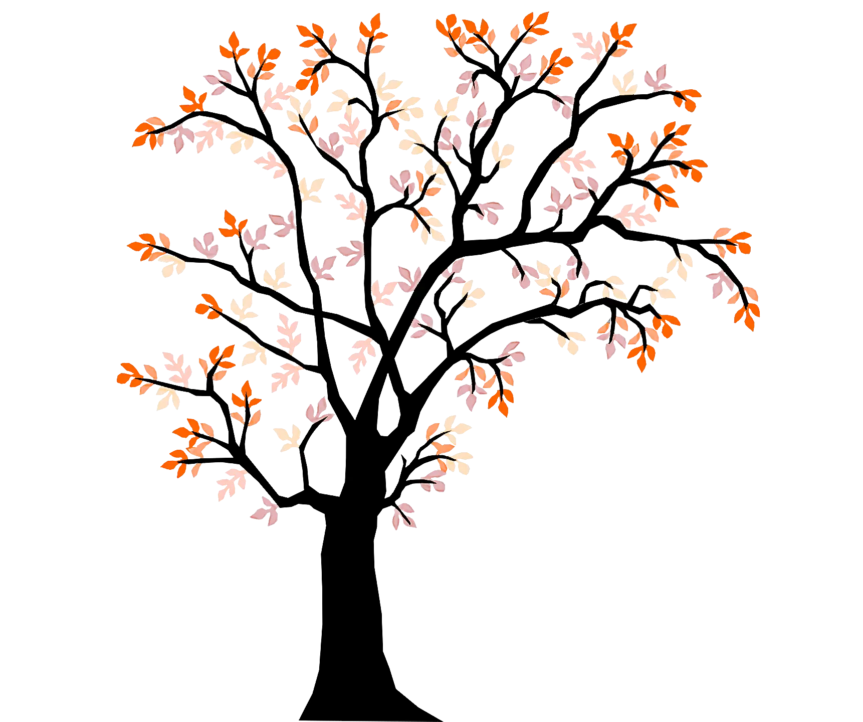 Autumn Tree with Colorful Foliage