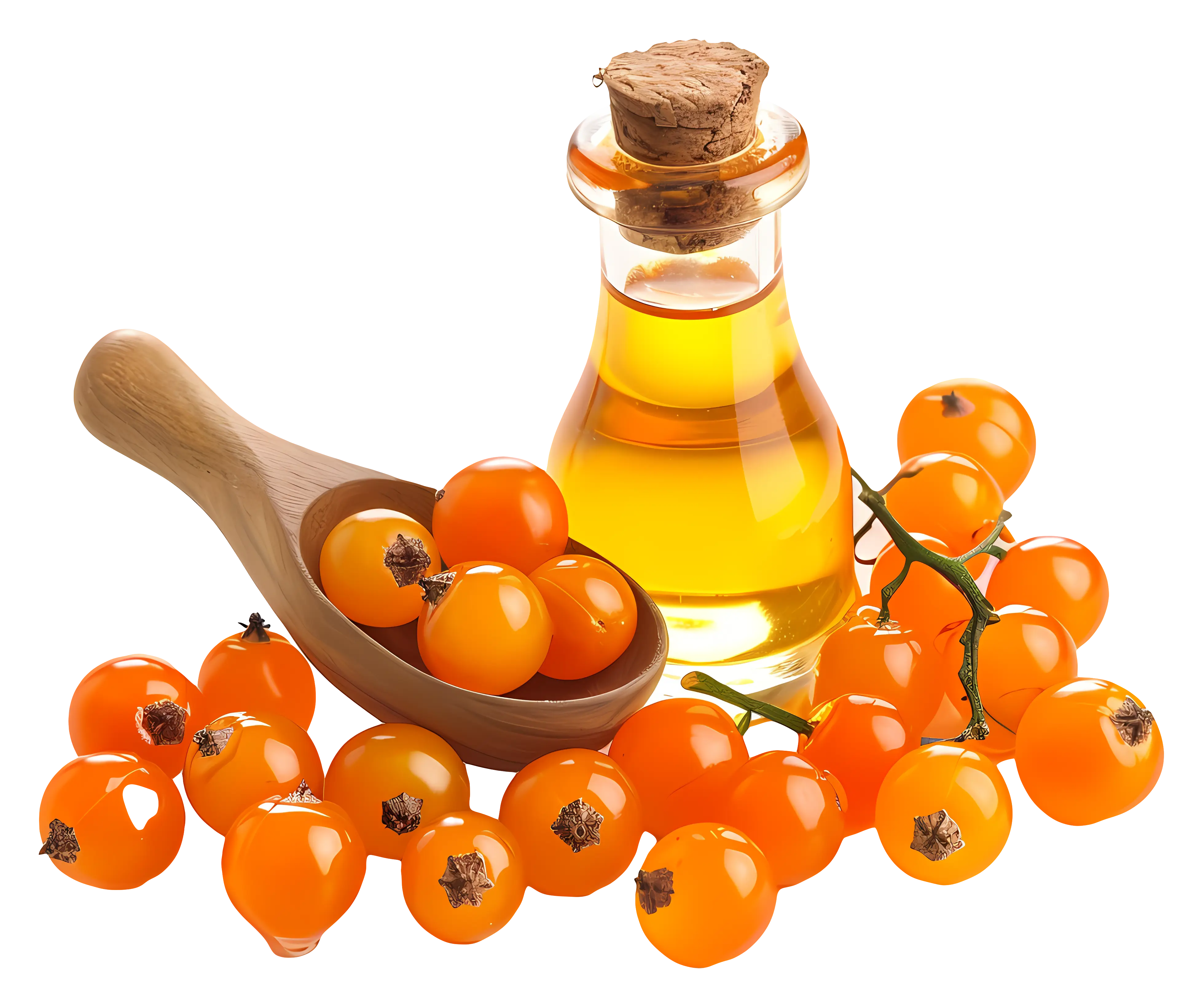 Sea Buckthorn Oil with Fresh Berries