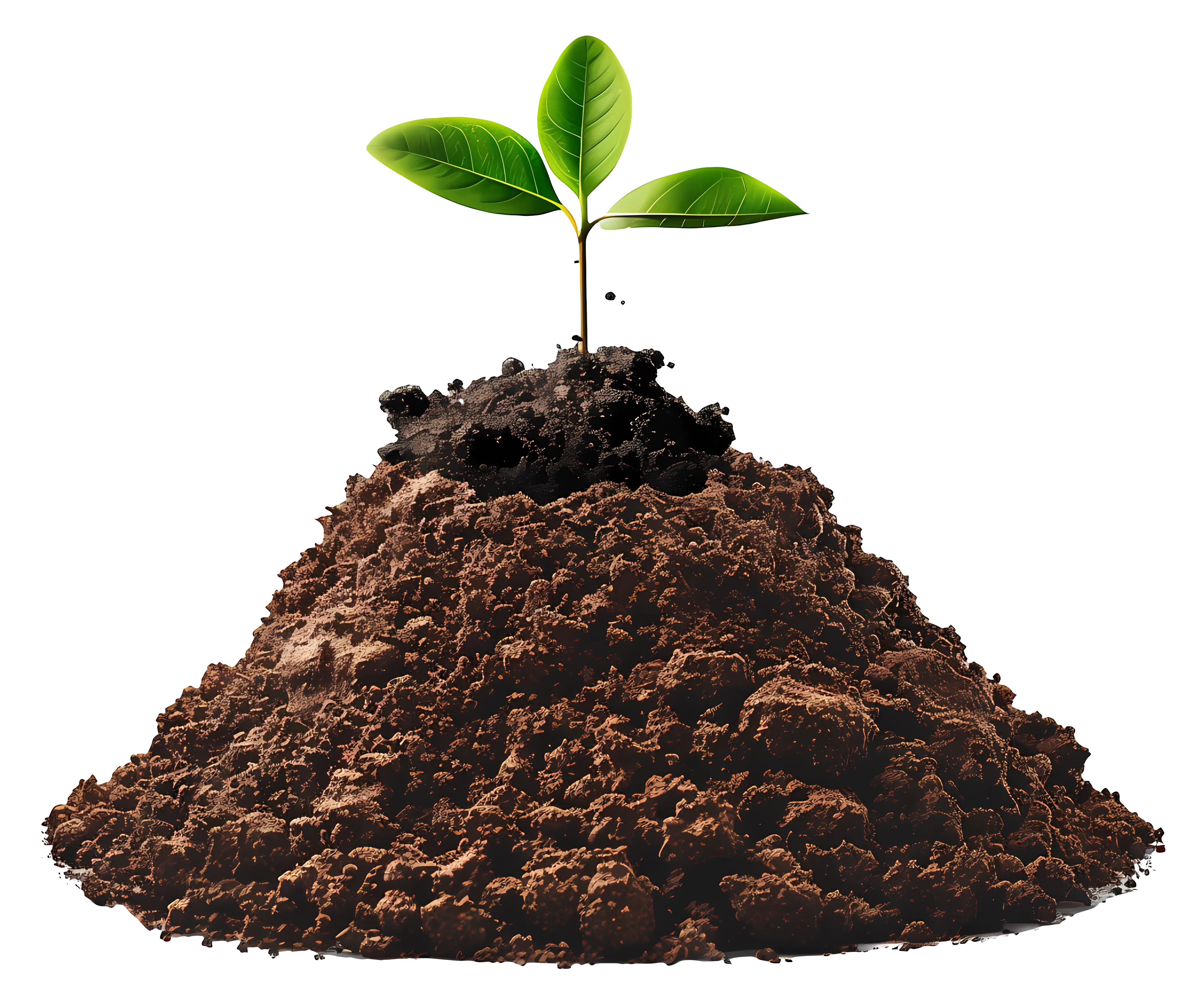 Green Plant Growing in Soil