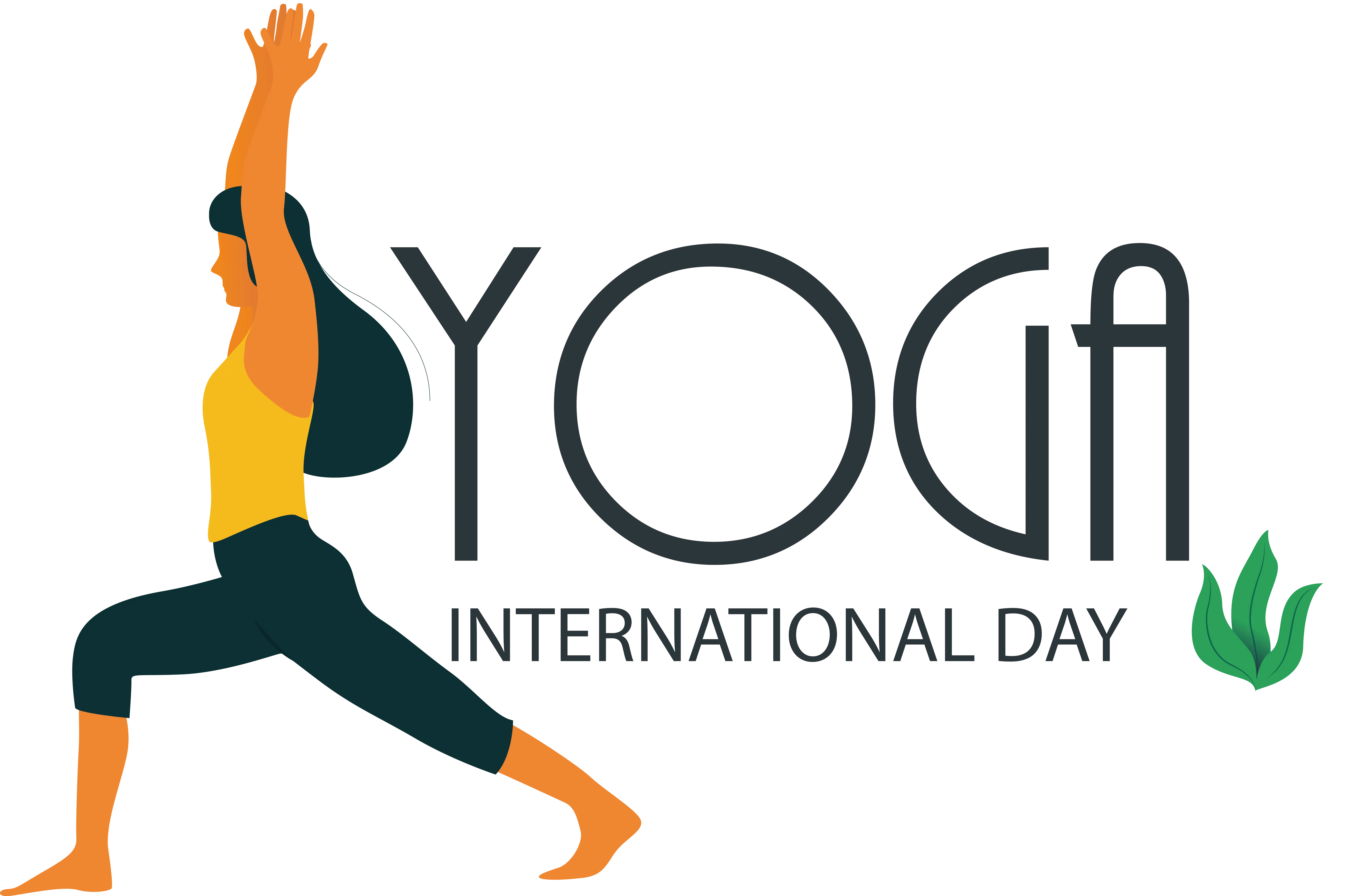 Yoga Posture for International Yoga Day Illustration