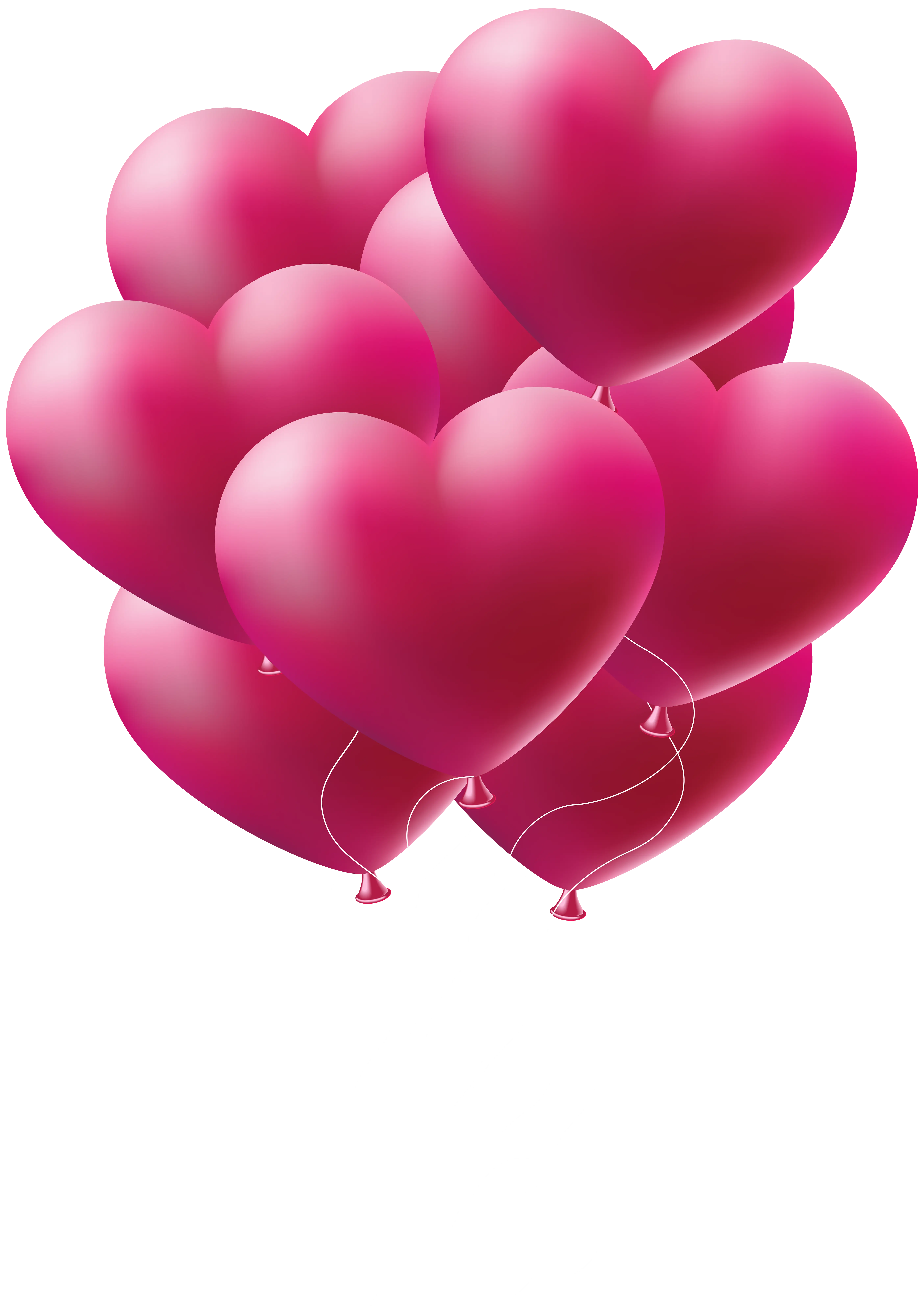 Romantic Heart Balloons for Celebrations