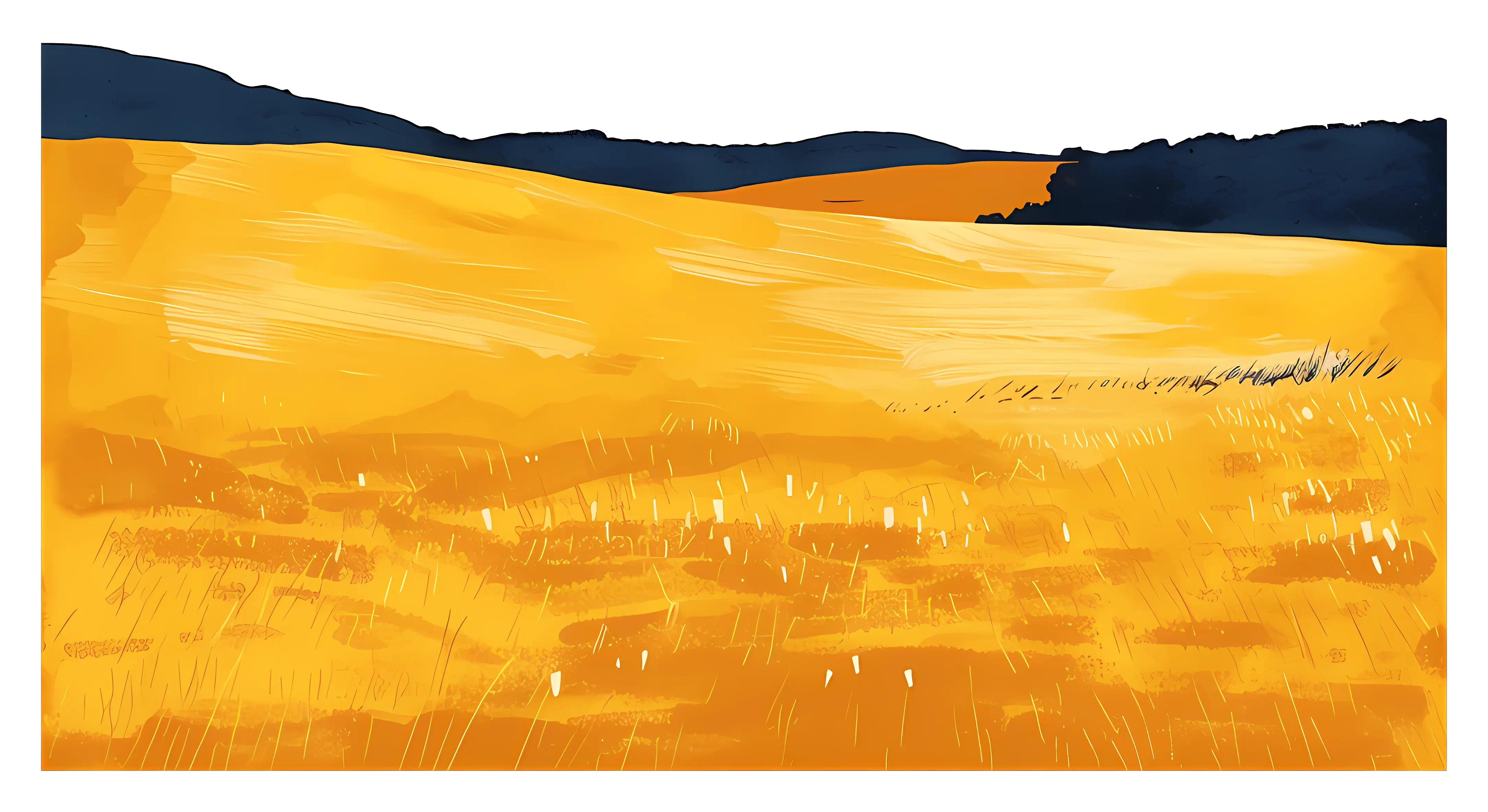 Golden Field Landscape