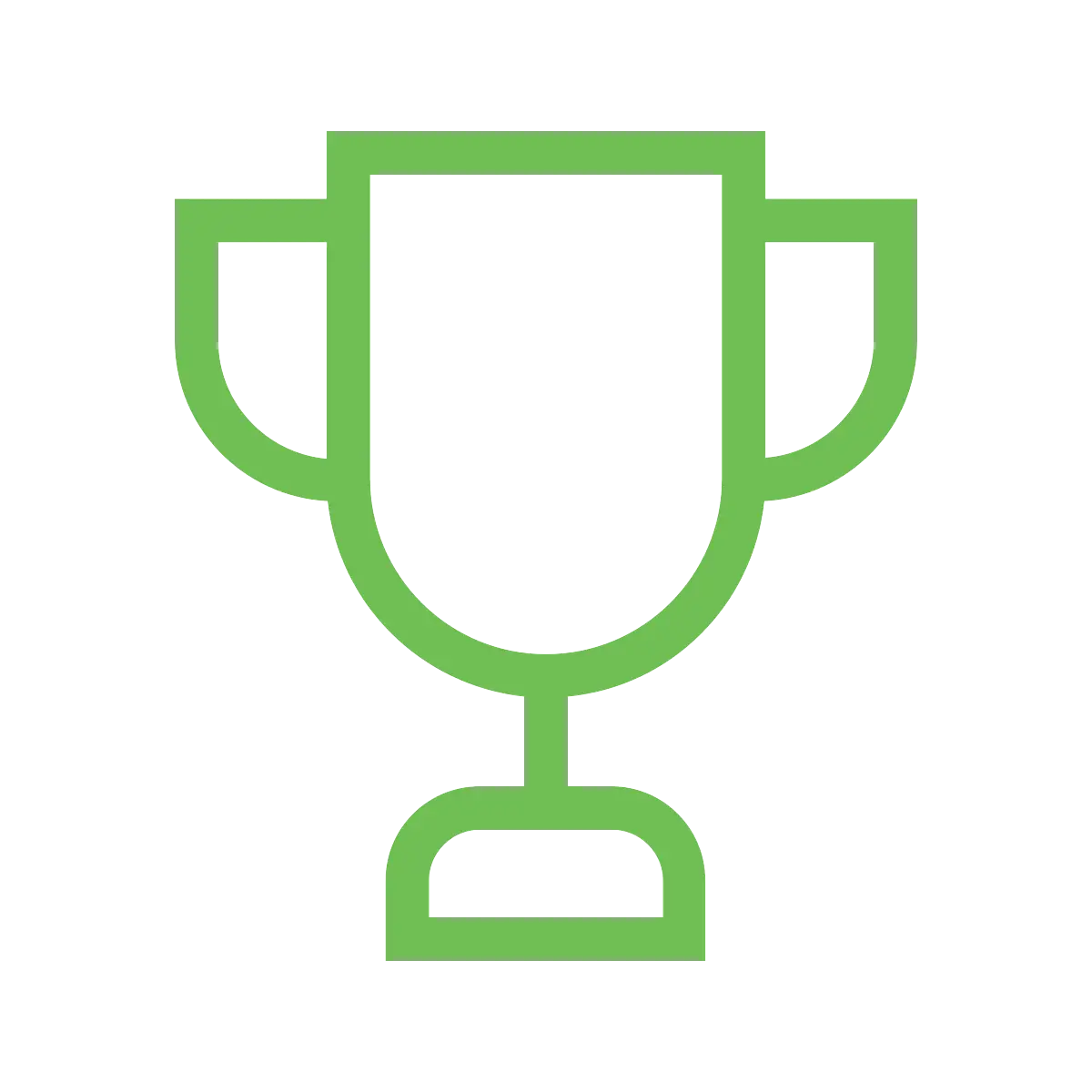 Green Trophy Achievement Icon
