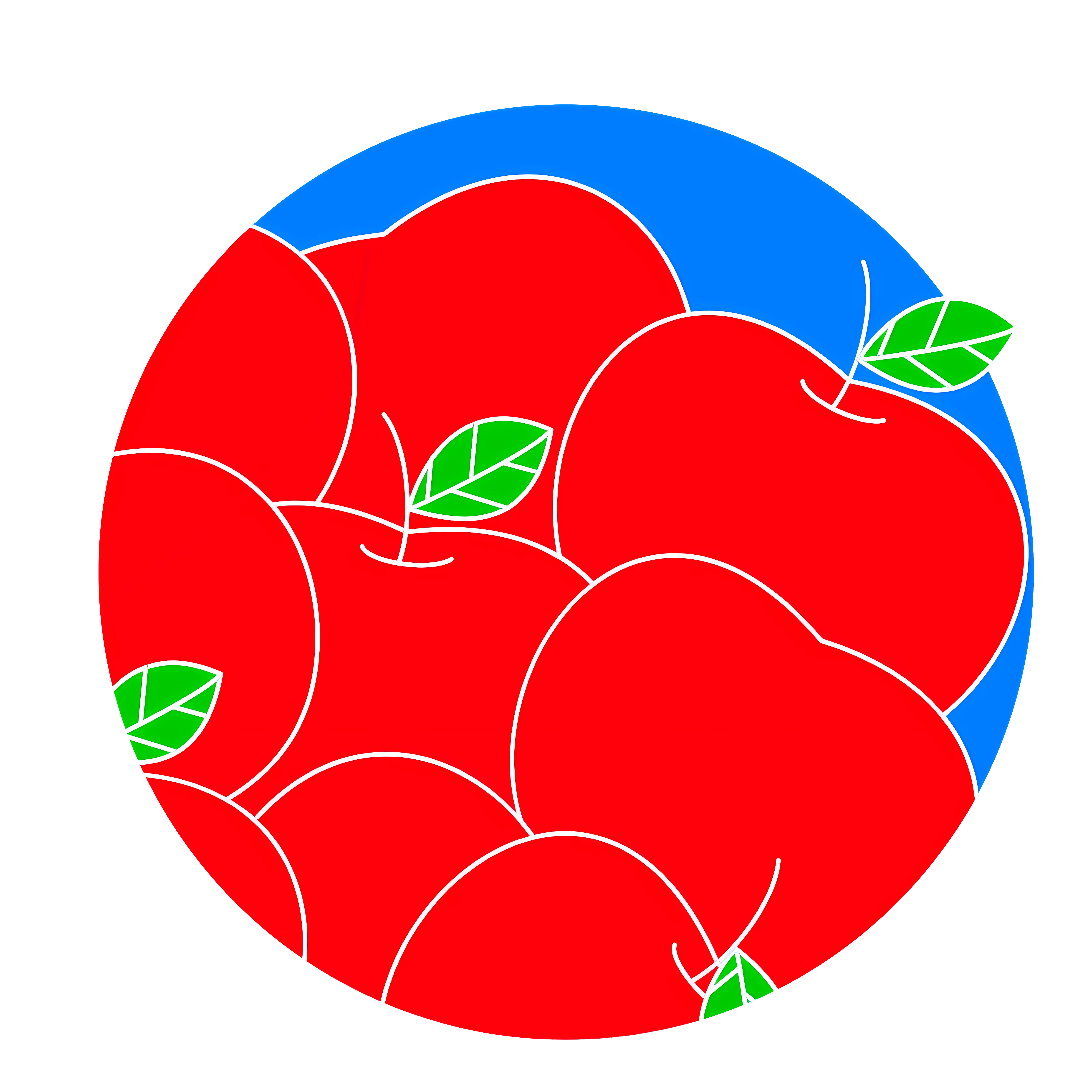 Bunch of Red Apples