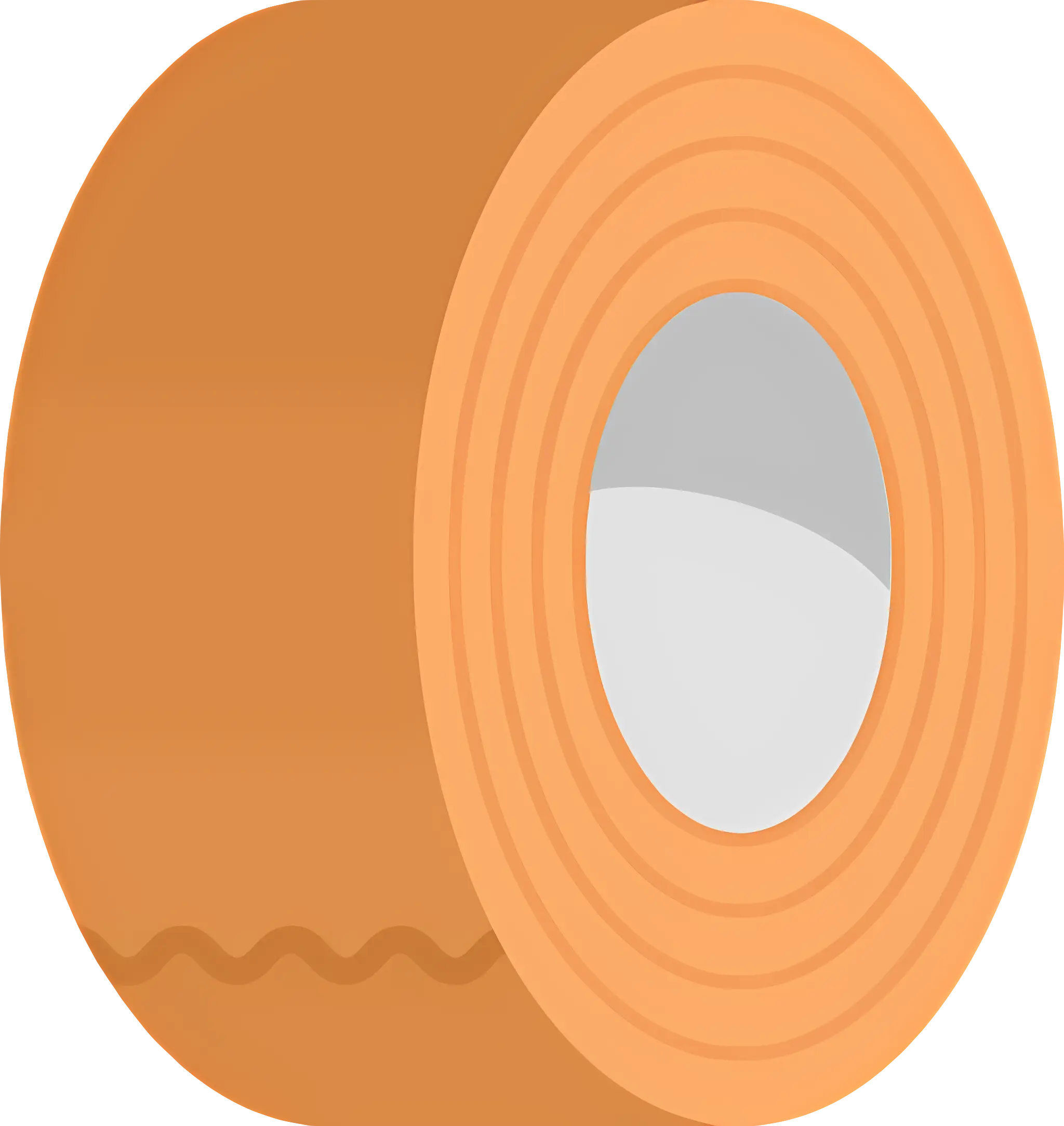 Brown Adhesive Tape Roll Icon