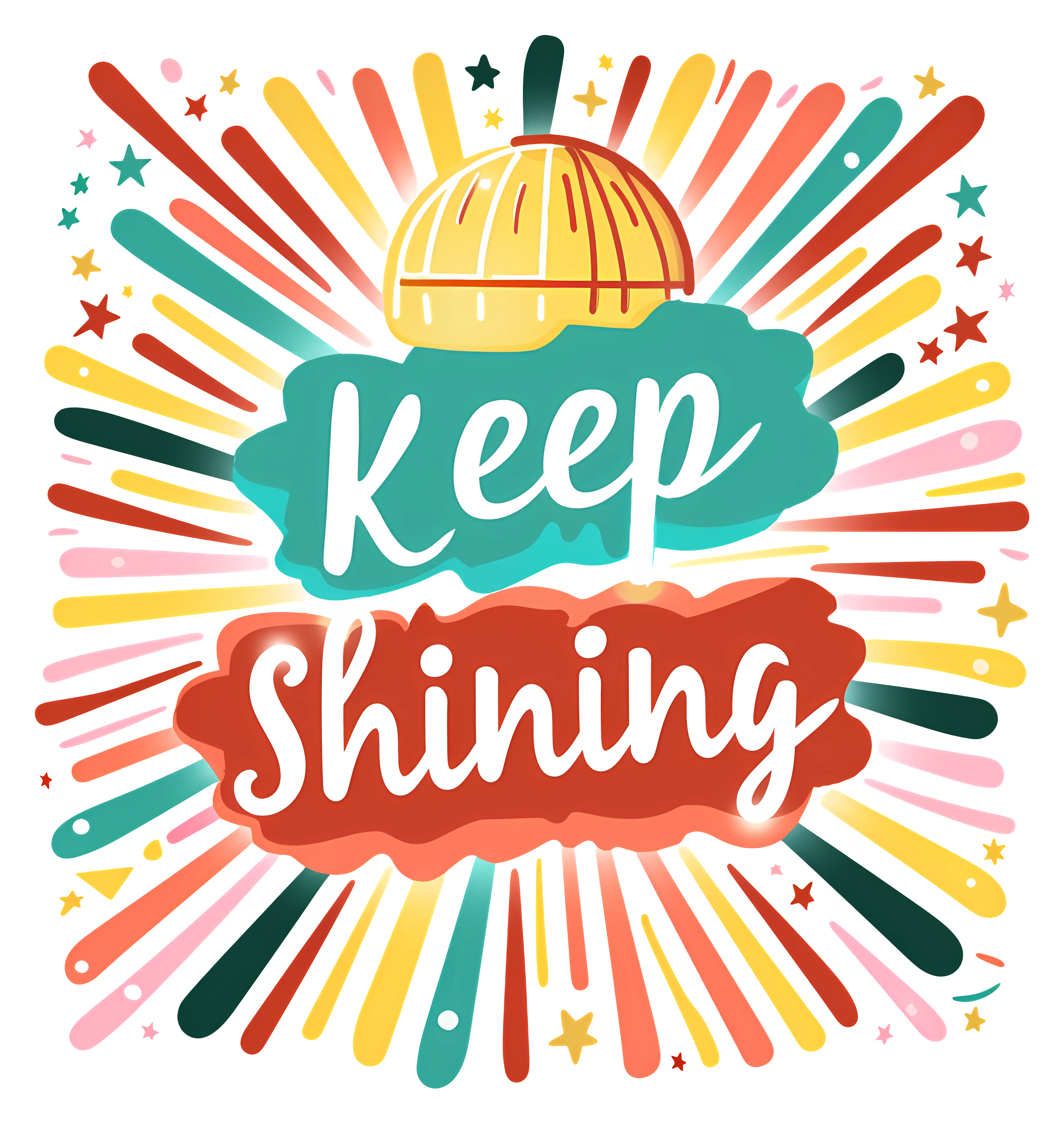 Keep Shining Motivational Poster