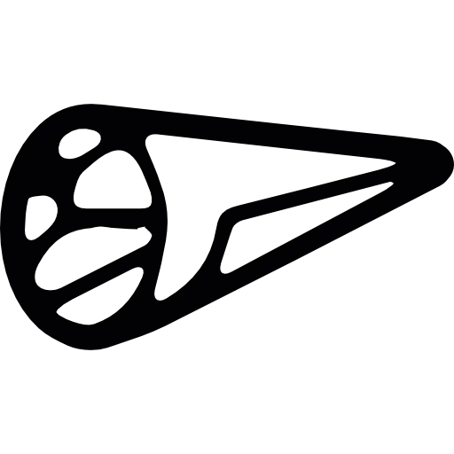 Black Windsock Icon