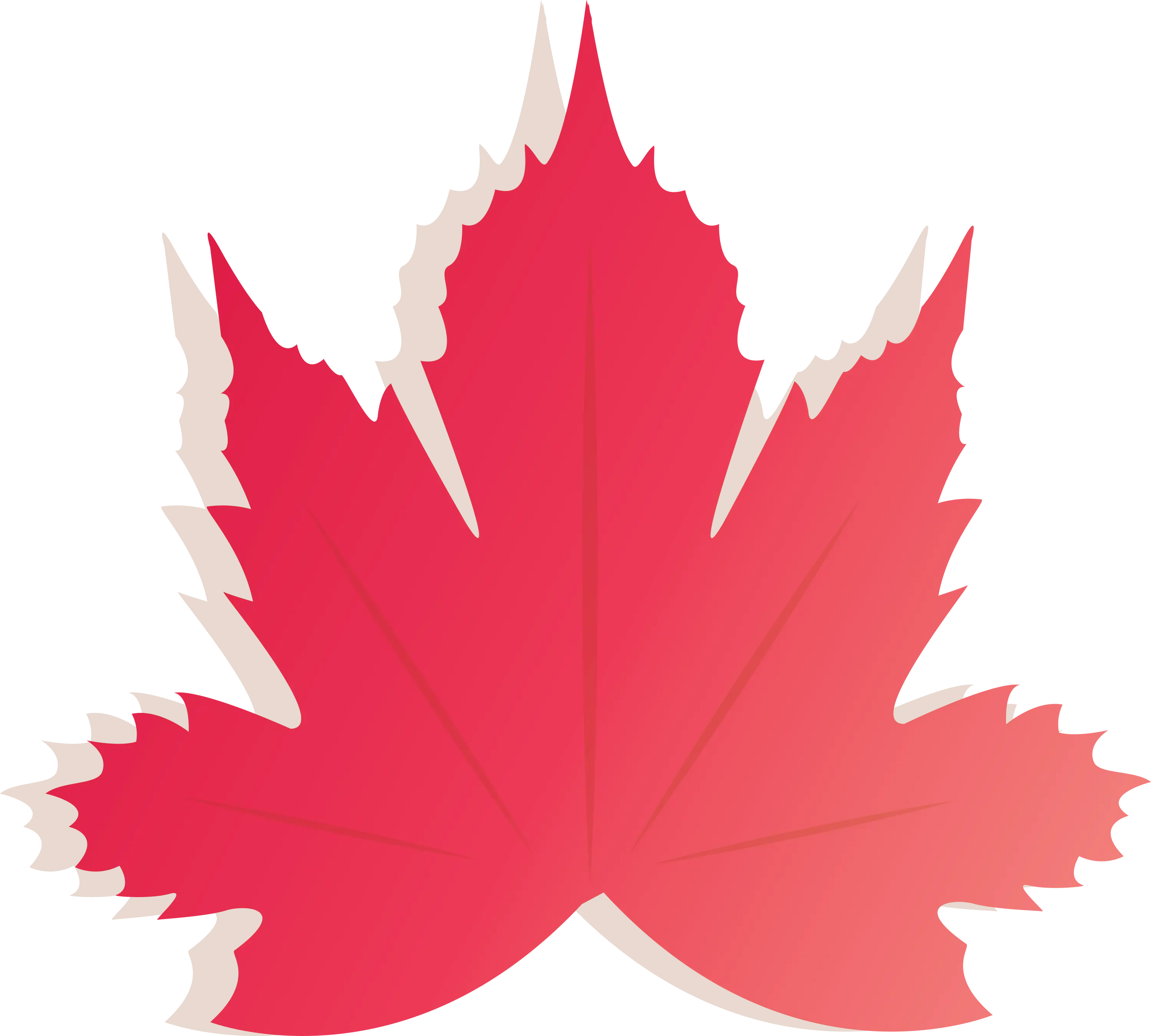 Red Maple Leaf Icon