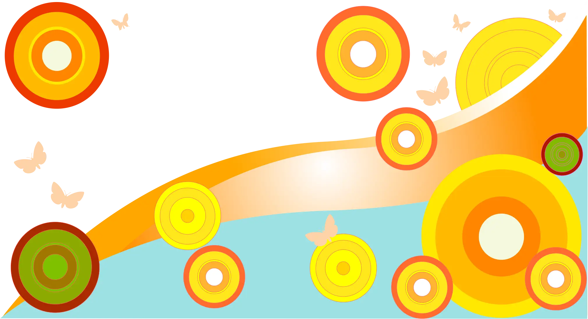 Colorful Circles Background