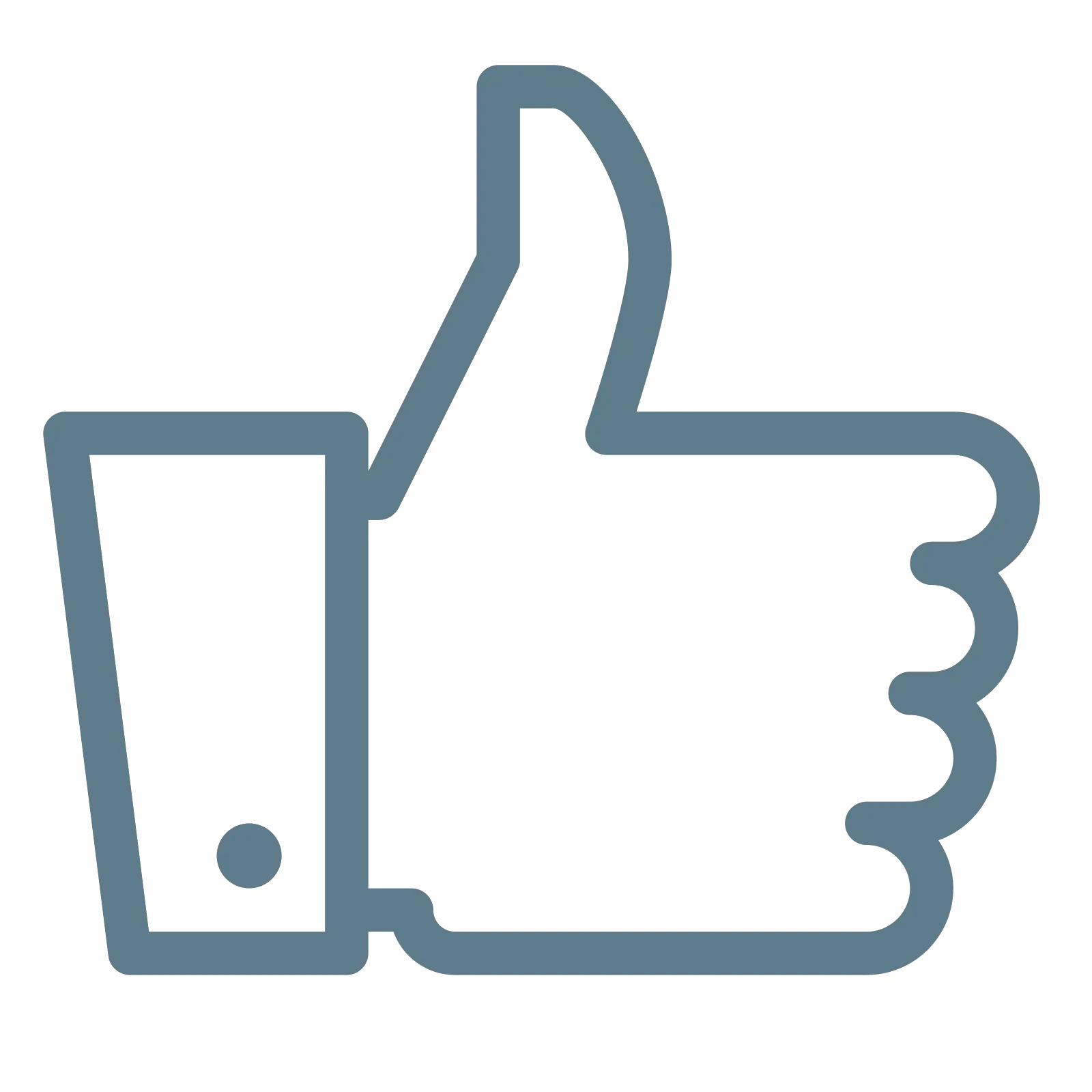 Thumbs Up Icon Design for Approval Graphics