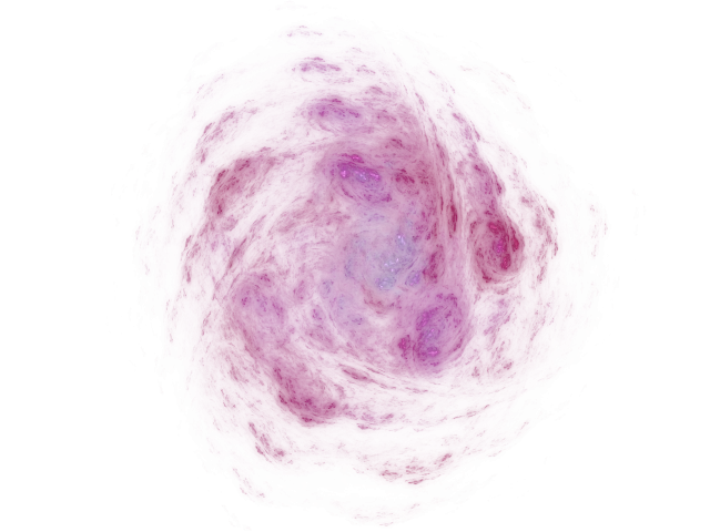 Pink Swirling Galaxy