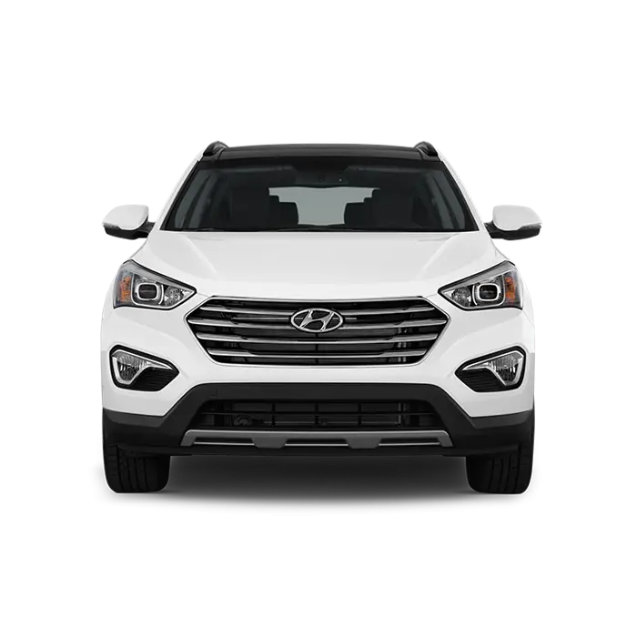 Modern White Hyundai SUV Front View