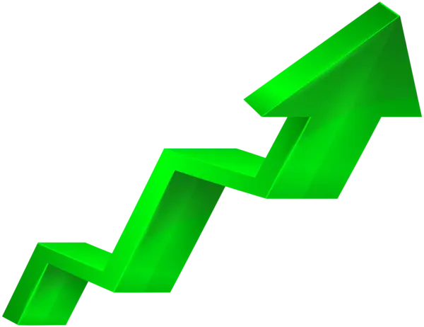 Upward Zigzag Arrow
