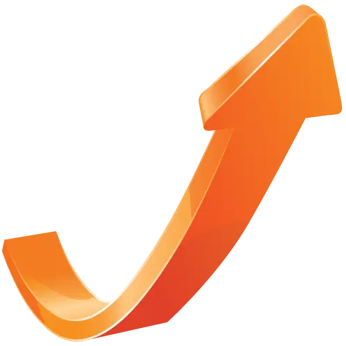 Upward Arrow Growth Increase