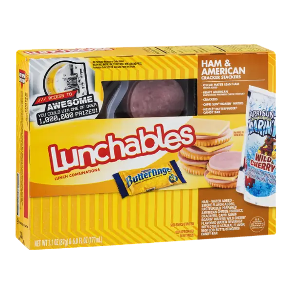 Lunchables Ham &amp; American Snack Pack