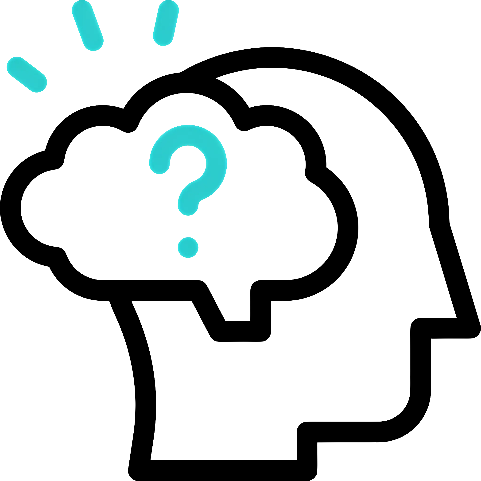 Thinking Head with Question Mark