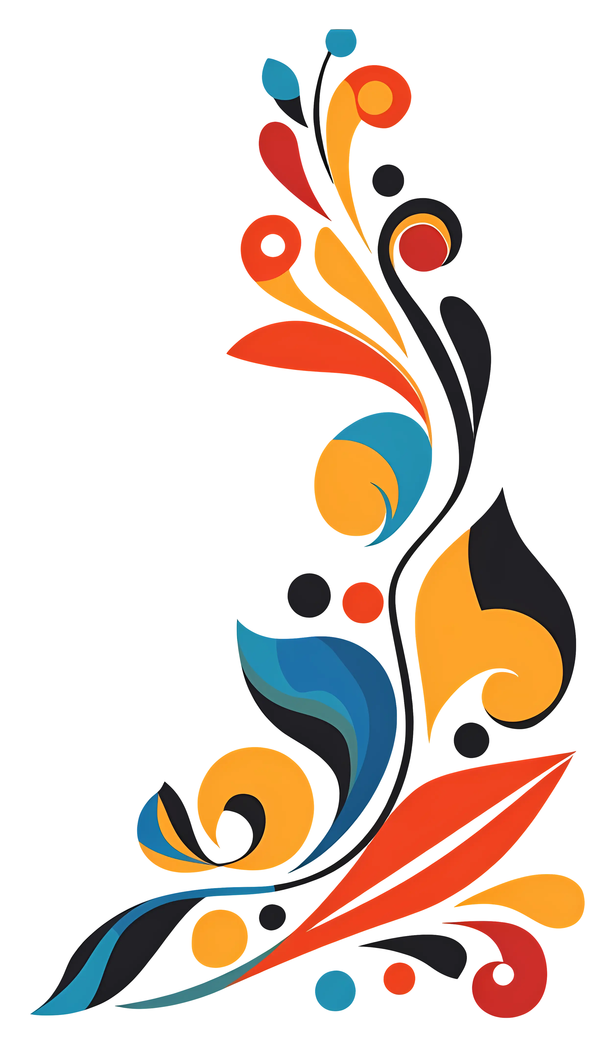 Colorful Decorative Floral Design