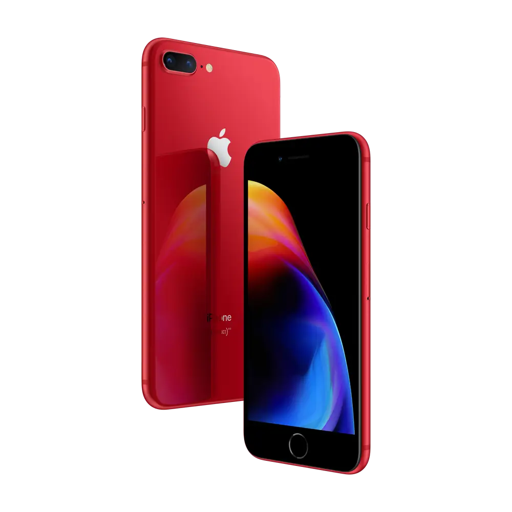 Modern Red Smartphone with Sleek Design