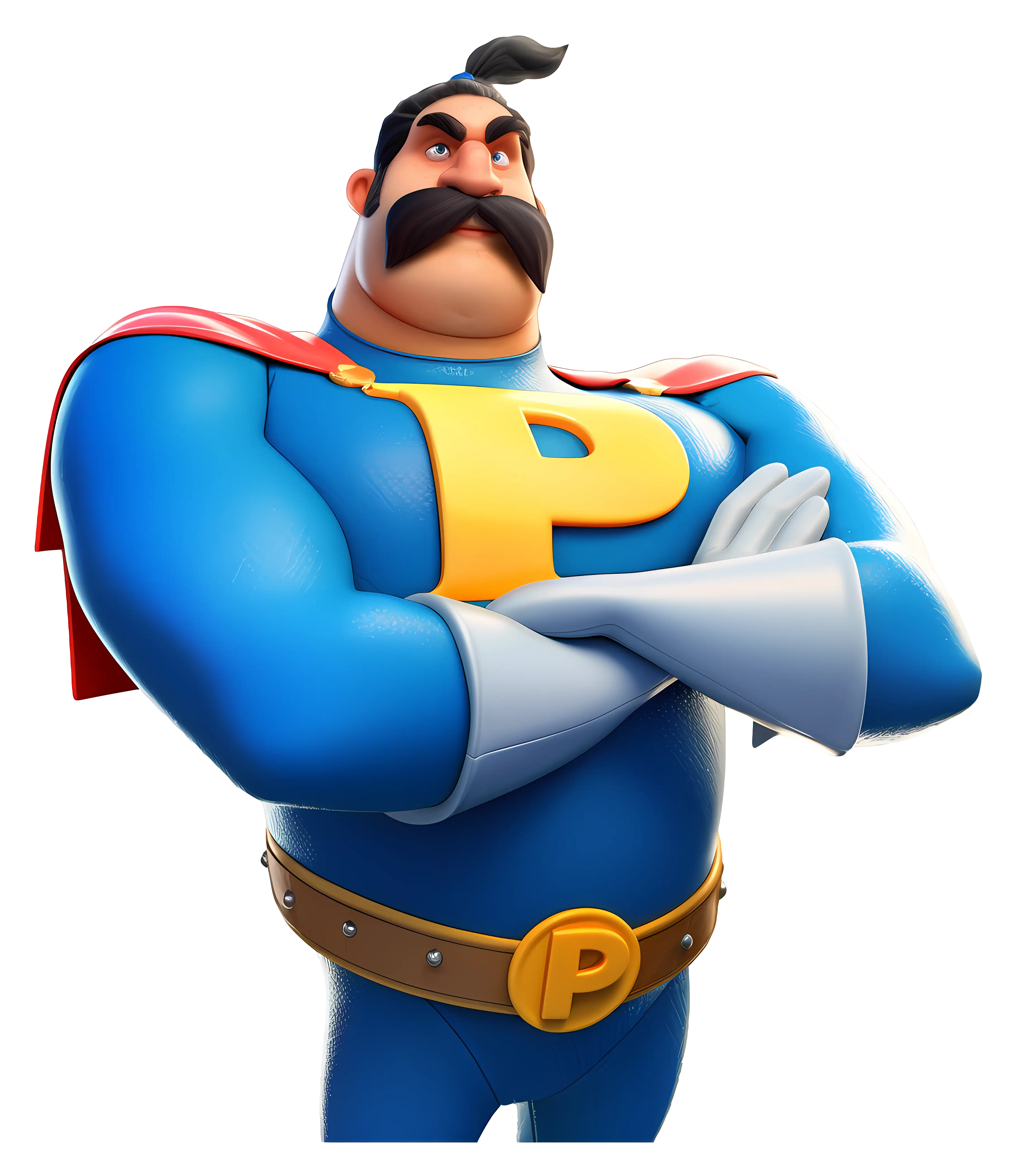 Cartoon Superhero Character