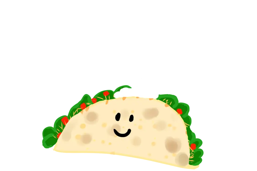 Cute Smiling Taco