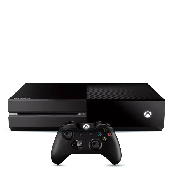 Black Gaming Console and Controller