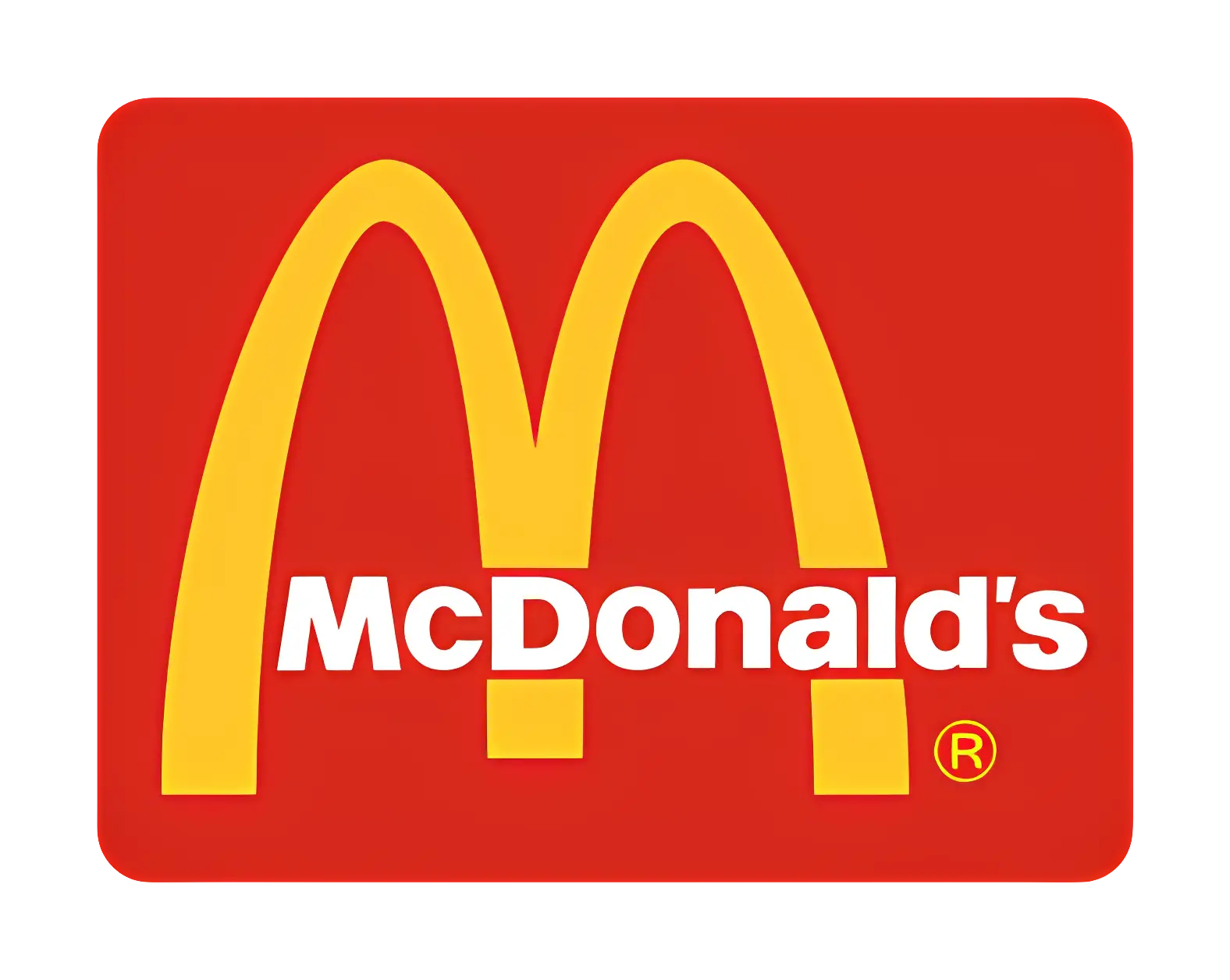 McDonald&#039;s Logo with Golden Arches