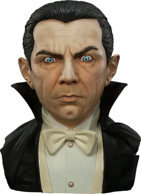 Vampire Bust with Blue Eyes