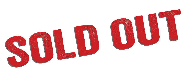 Red Sold Out Banner Sign