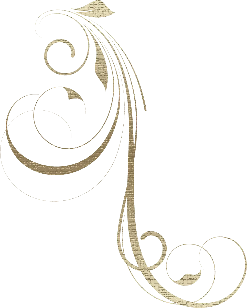 Ornamental Gold Floral Swirl Pattern