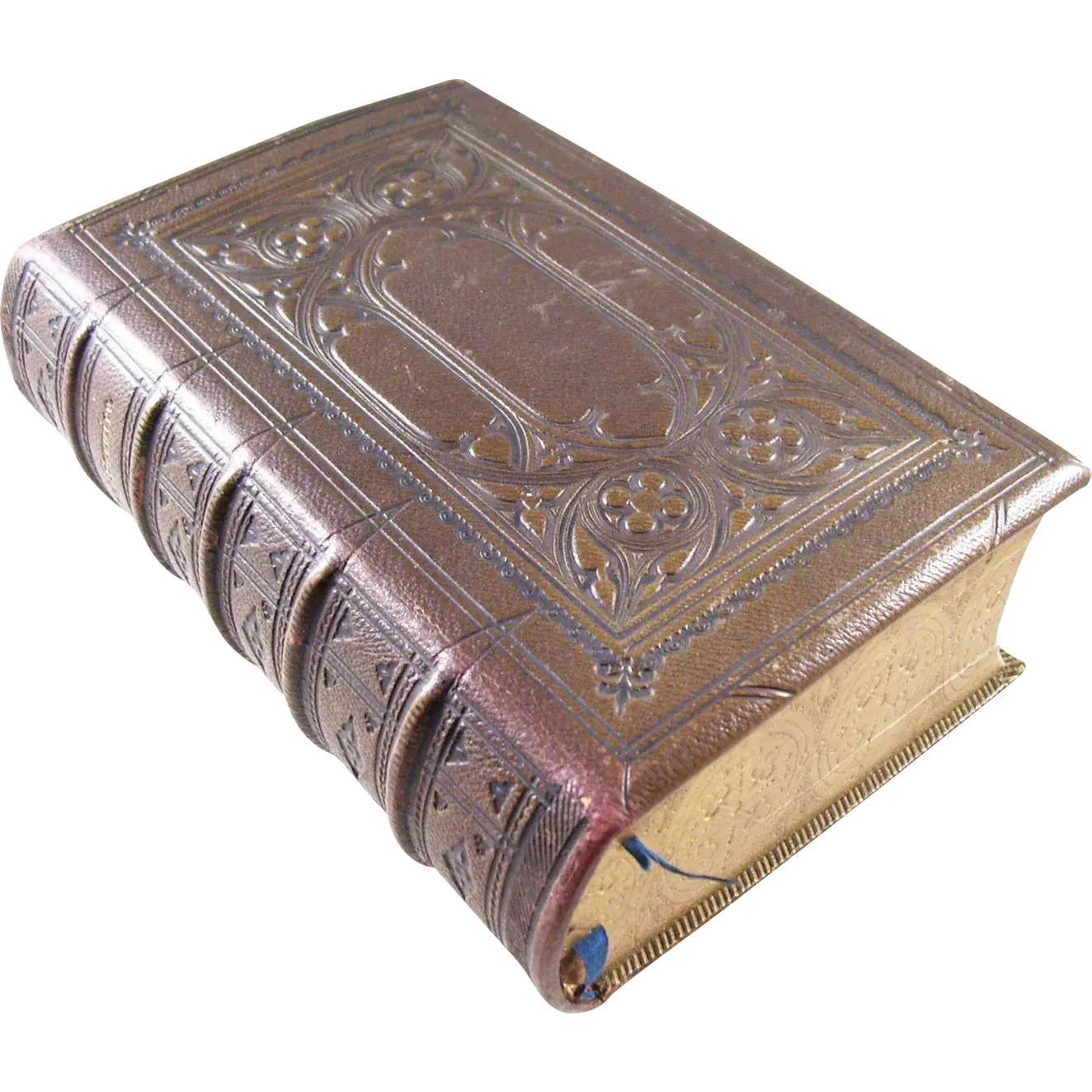 Antique Leather-Bound Book