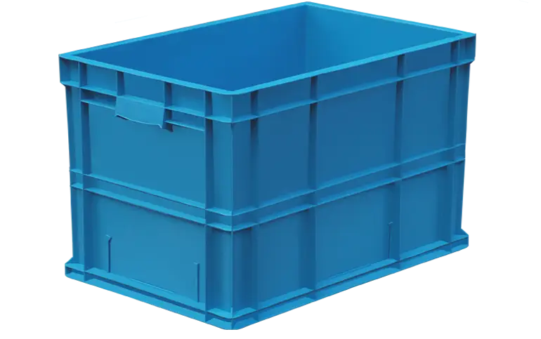 Blue Plastic Storage Container
