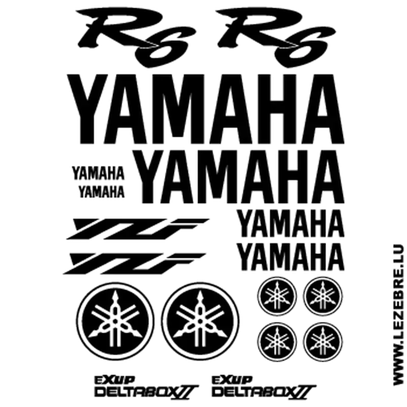 Yamaha Motorcycle Stickers and Decals