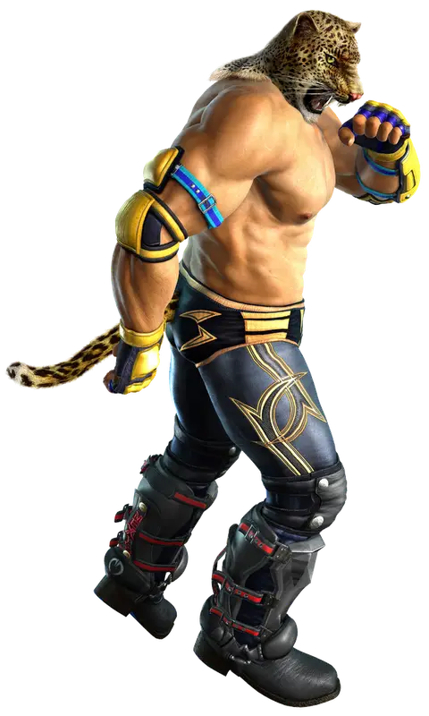 Anthropomorphic Wrestler Character with Leopard Head