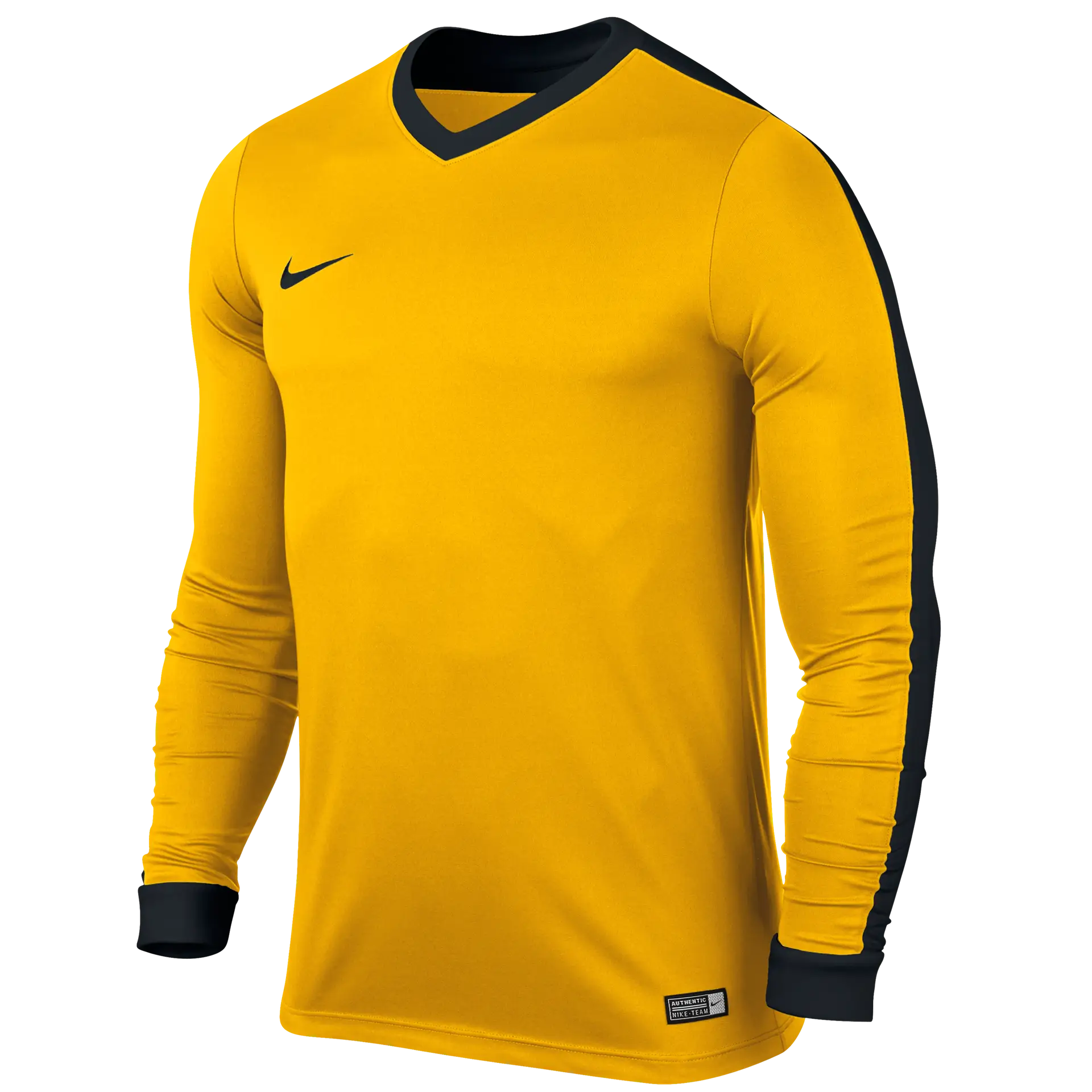 Yellow Long Sleeve Sports Jersey