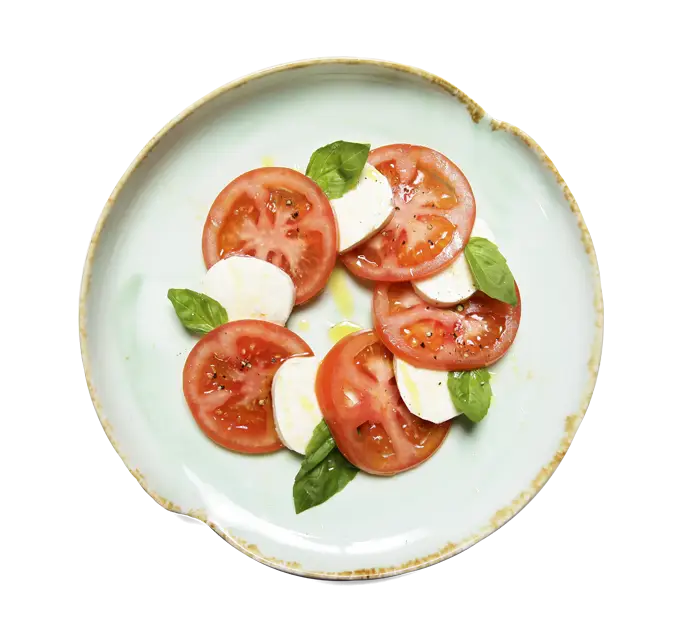 Caprese Salad with Tomato and Mozzarella